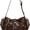 Coffee Brown, variant on Sunyuer Y2K Rivet Shoulder Bag for Women, Vintage Crinkled PU Leather Underarm Handbag, Punk Studded Crossbody Purse, Fashion Adjustable Strap Biker Bag for Daily Commute