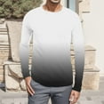 thumbnail image 2 of VJATTWR Men Long Sleeve Pullover High Neck Turtleneck Stretch Slim Basic T Shirt Tee Top Xxxl, 2 of 4