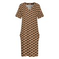 thumbnail image 3 of Vestido holgado con estampado de Taco para mujer ropa de verano estilo coreano, 3 of 6