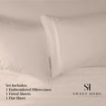 thumbnail image 5 of Sweet Home Collection 1500 Series Bed Sheets - Extra Soft Microfiber Deep Pocket Sheet Set - Beige, Twin, 5 of 6