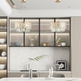 thumbnail image 5 of LUVODI 15.57'' Φ Luxury Crystal Pendant Lamp Villa Living Room Rain Drop Bar Ceiling Light for Dining Rooms Bedroom, 5 of 17