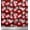 Brick Red, variant on Soimoi Green Cotton Duck Fabric Leaves & Floral Print Fabric by Yard 42 Inch Wide