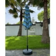 thumbnail image 3 of Outdoor Umbrella Patio 8.6 FT Market Table Umbrella Striped Canopy Steel Pole UV 50+, 3 of 7