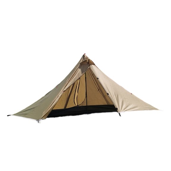 Ultra-Lightweight No-Pole Pyramid Camping Tent: & Easy Setup!