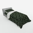 thumbnail image 3 of Ambesonne Tropical Bedding Set 4 Pcs, Exotic Foliage Hand Drawn, Queen, Sage Green Black, 3 of 3