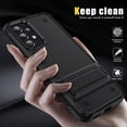 thumbnail image 4 of for Samsung Galaxy A53 5G Case, Heavy Duty Shockproof Protective Case,Military Grade Protection,Scratch Resistant,Slim Thin Case,with Stand,with Lanyard,Black 6-sam a53-01, 4 of 14
