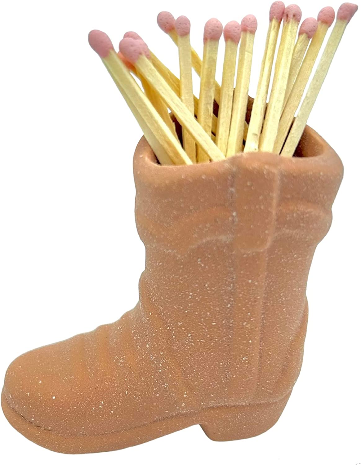 Cowboy Boot Match Holder Match Holder with Striker Bathroom Match