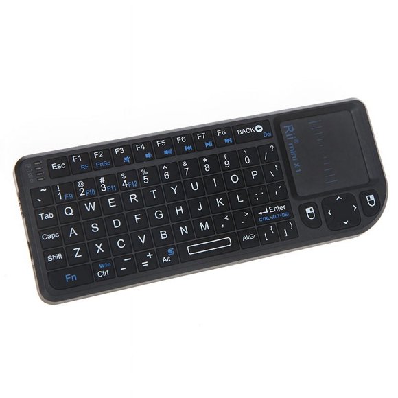 Amdohai Rii® mini X1 Handheld 2.4G Wireless Keyboard Touchpad Mouse for PC Notebook Smart TV Black