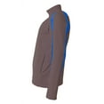 thumbnail image 3 of A4 Youth Spartan Fleece Quarter Zip For Youth Male in Graphite Royal | NB4005, 3 of 3