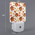 thumbnail image 3 of KLL Thanksgiving Turkey Leaves for Night Lights,Auto Sensor Night Lamp Plug in Night Light with Dusk-to-Dawn Light Sensor LED Nightlightfor Adults & Kids Room/Bedroom/Hallway, 3 of 7