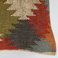thumbnail image 4 of Indian Set of 4 PC Handwoven Kilim Pillow Cover 18x18 Square Indian Outdoor Cushions Cover Decorative Throw Pillow Cases Jute Wool Cushion Cover Boho Pillow Shams for Home Decor, 4 of 4