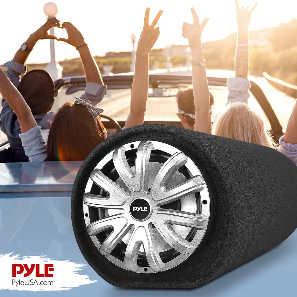Pyle 12-inch 500Watt Carpeted Subwoofer Tube Speaker