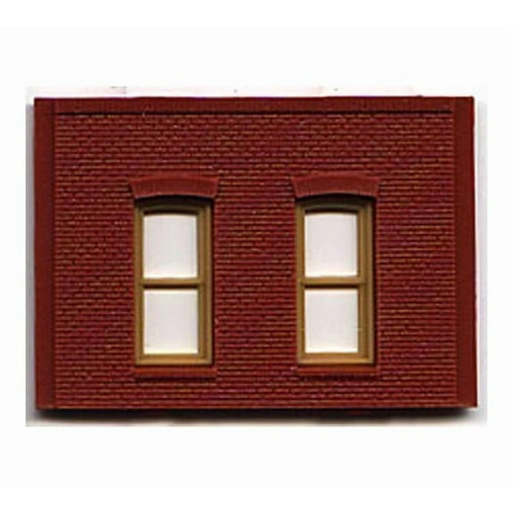 HO DPM 1 Story/2 Rectangular Window Wall (4)