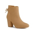 thumbnail image 1 of Unique Bargains Bottines à Talon Bloc à Lacets à l'Arrière pour Femmes, 1 of 6
