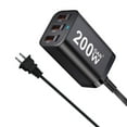 thumbnail image 2 of USB C Fast 200W 6-Port Charging Fast Charger Power Adapter, 2 of 7