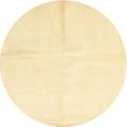thumbnail image 1 of Ahgly Company Machine Washable Indoor Round Contemporary Sun Yellow Area Rugs, 9' Round, 1 of 7