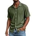 thumbnail image 3 of Guluxicc Men's Business Causal Shirts Button Down Classic Everyday Wear Short Sleeve Shirts for Summer Casual Outfits, 3 of 6