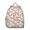 Beige-50, variant on Dog Print Design Student Backpack – Playful Puppy Paw Pattern with Bone and Tail Cartoon Design, Artistic Watercolor Style for School