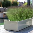 thumbnail image 7 of Zukuco 24PCS Artificial Plants Fake Bushes Artificial Shrubs Wheat Grass Greenery Artificial Greenery Stems Fake Outdoor Plants for House Plastic Outdoor UV Resistant Faux Grass, 7 of 7