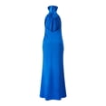 thumbnail image 3 of Douhoow Women Halter Neck Long Dresses Summer Solid Color Backless Dress Party One Piece Dress, 3 of 8