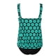 thumbnail image 5 of Trajes de baño Bouanq Tankini para mujer, traje de baño de dos piezas con control de abdomen, talla grande, 5 of 5