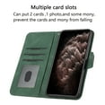 thumbnail image 4 of Nalacover Wallet Case For Samsung Galaxy A52 4G/5G,Luxury Premium PU Leather and Soft TPU Magnetic Flip Stand Card Slots with Detachable Wrist Strap Shockproof 360 Protection Cover,Darkgreen, 4 of 9