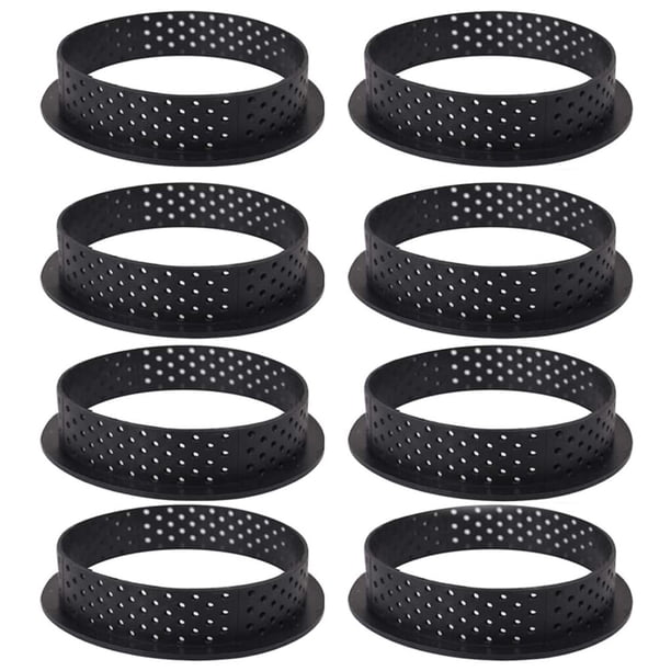 Cateissary 8 Uds postre pastel anillo molde Mousse círculo rebanar molde DIY antiadherente decoración utensilios para hornear, Type2 NO2 Cateissary HA002374-01