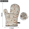 thumbnail image 6 of Cute Oven Mitts,Fall Pumpkin Pattern Oven Mitt 2-Pack Set,Kitchen Gloves for Oven,Heat Resistant Oven Mitts 7.7"x12", 6 of 7