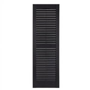 Perfect Shutters IL501567001 Premier Louver Exterior Decorative Shutter White - 15 x 67 in