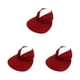 thumbnail image 2 of Qarigey Sombrilla Sombrero Transpirable Hombres y Mujeres Cabezas Cubierta Pescador Gorras Vino Rojo Type1 NO1 Qarigey CBP328549, 2 of 6
