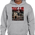 thumbnail image 2 of Horror Halloween Thug Life Hoodie Sweatshirt Unisex 2X-Large Grey, 2 of 5