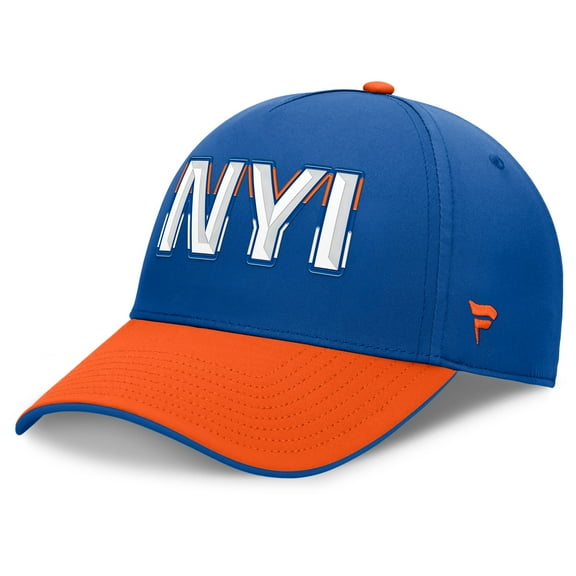 Men's Fanatics Royal/Orange New York Islanders Authentic Pro Rink Team Code Flex Hat