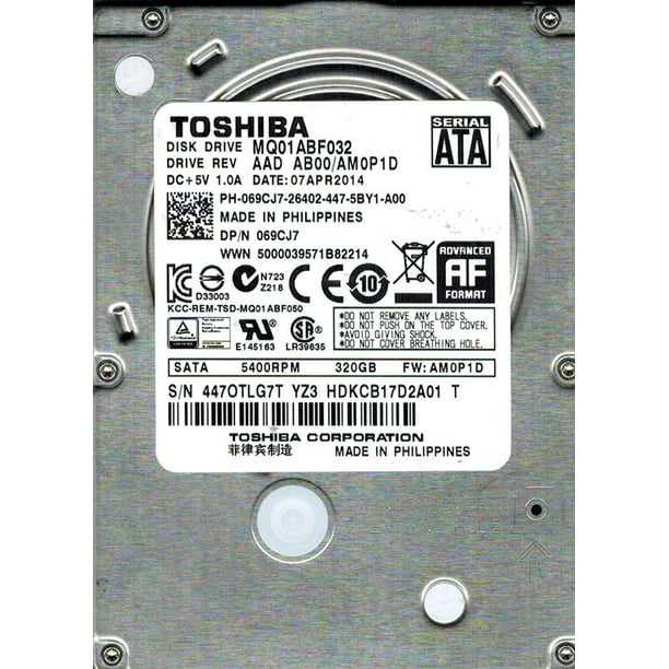Toshiba MQ01ABF032 AAD AB00/AM0P1D 320GB - Walmart.com
