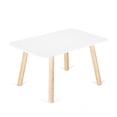 thumbnail image 1 of Mesa Rectangular Amplia De Madera Para Niños Y Niñas Duduk Duduk Mesa Natura Infantil Rectangular Blanca, 1 of 2