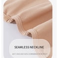 thumbnail image 5 of SNKSDGM Women Strapless Front Hook Bandeau Bra, Fixed Cup Strap Support Daily Underwear Beige XXXXL, 5 of 9