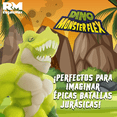 thumbnail image 4 of Dino Monster Flex Juguetes Flexibles Dinosaurios Elásticos verde claro Pequeño, 4 of 7