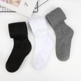 thumbnail image 3 of Kiibsot 3 Pairs Slouch Socks for Women 80s 90s Scrunch Socks Heavy Soft Extra Long Scrunchie Socks, 3 of 4