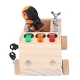 thumbnail image 1 of Juego De Tablero De Destornillador Para Automóvil, Educativo, Inspira Creatividad, Mejora Las Habilidades Motoras Finas, Camión Ocupado De Madera, Herramientas Para Niños Para, 1 of 7