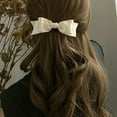 thumbnail image 4 of Barrette Française Nœud Papillon Mode Barrette Décorative pour Cheveux Pince à Cheveux Automatique, 4 of 10