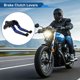 thumbnail image 2 of Palancas de freno y embrague cortas y largas para Kawasaki VERSYS 650 2015-2023, palanca de freno ajustable de motocicleta, aleación de aluminio, cabeza negra, mango azul, 2 of 6