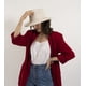 thumbnail image 3 of Sombrero Unisex Blanco Gamuzina Textil Indiana M Nueva Imagen Nueva Imagen Sombrero, 3 of 3