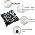 thumbnail image 4 of SHANXI Throw Pillow Covers Home Decor Navy Blue Boho Summer White Pillow Cases Decorative 22x22in, 4 of 5
