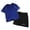Dark Blue, variant on easter outfit toddler boy Kids Toddler Baby Unisex Spring Summer Short Sleeve Sports Tshirt Shorts Outfits Clothes