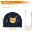 thumbnail image 4 of Yayeee Napkin Holder for Table Kitchen Paper Tissue Organization, Orange Cat Planet, 4 of 8
