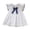 White, variant on Mercatoo Girls Summer Dress Bow Small Flying Sleeve Crew Neck A Line Skirt School Casual Going Out Long Knit Dress