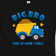 thumbnail image 4 of Inktastic Dump Truck Big Bro Boys Baby T-Shirt, 4 of 5
