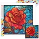 thumbnail image 1 of (ZQA3129) Pintura Vidrio Con Diamantes Completos Flores Flores Y Plantas Serie Cuadrada Pintura Diamantes Resina 40*40 CM Tamaño Lienzo 45*45 CM, 1 of 9