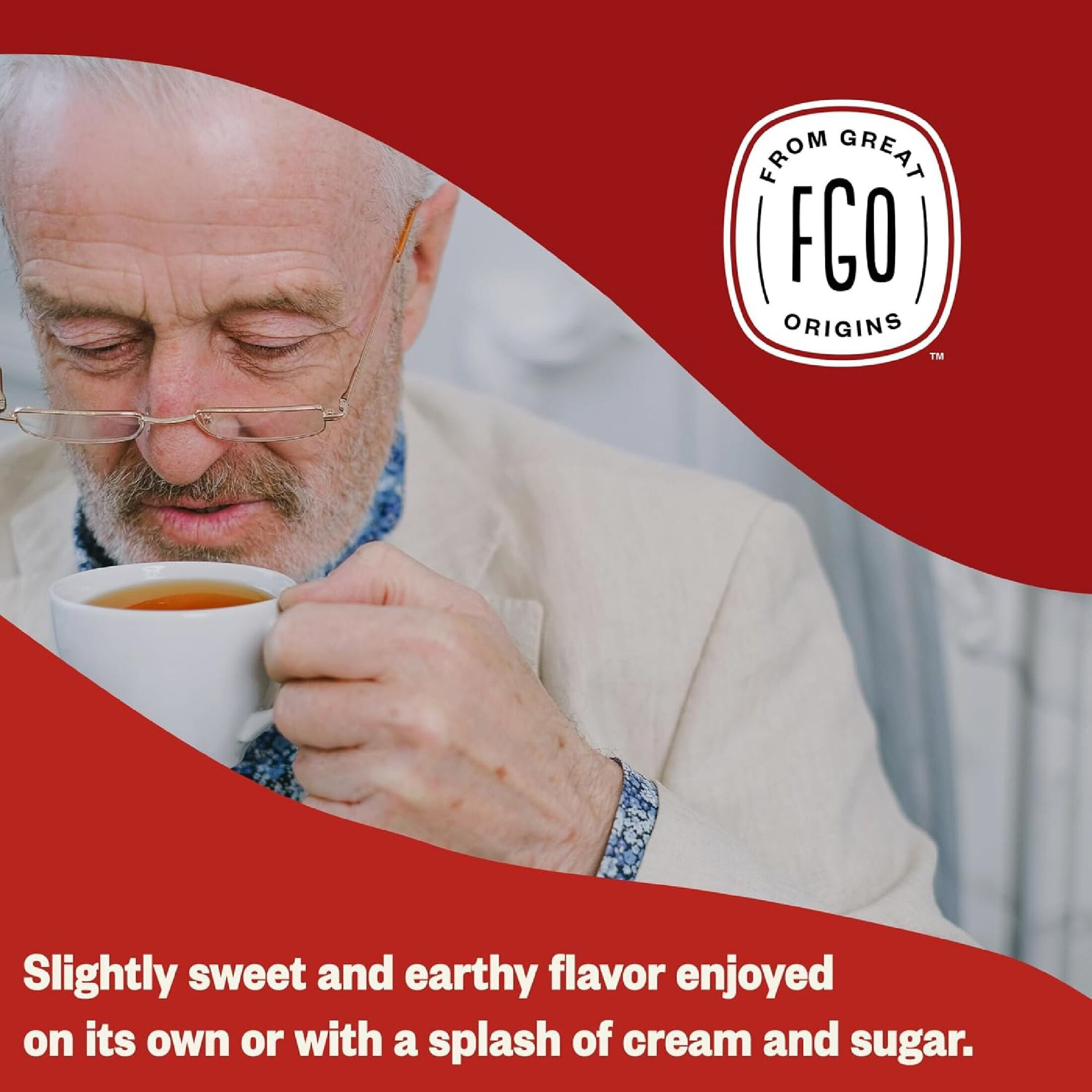 FGO Rooibos Tea, Organic, Eco-Conscious Tea Bags (100 Count)