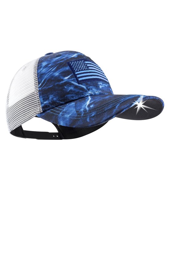 Panther Vision LED Hat Light - POWERCAP 3.0 USB Rechargeable Baseball Cap with Light Built in - LED Cap Visor Light with Bright Headlight and IPX4 Rating  -  HLCR-0982