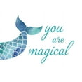 thumbnail image 2 of McFarland, Leslie 24x19 White Modern Wood Framed Museum Art Print Titled - You Are Magical, 2 of 4